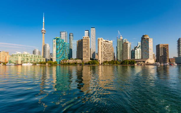 istock Wide panorama of the Toronto skyline 1180758313