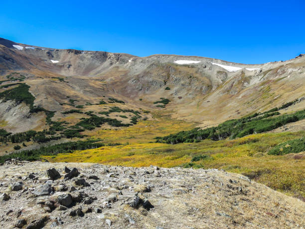 Rocky Mountain tundra stock photo