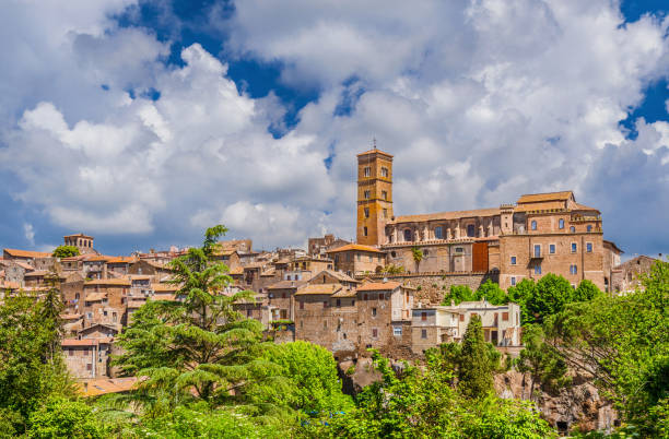 istock Sutri medieval historic center view 1180763275