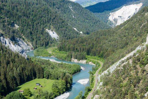 istock Rhine Gorge near Versam 1180773738
