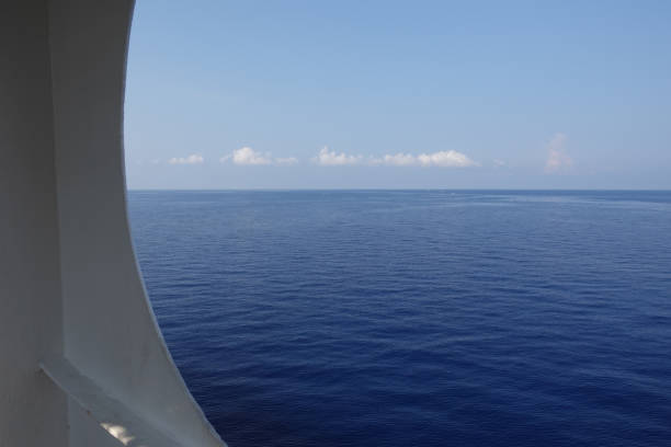 istock view from ship to sea and sky horizon 1180777663