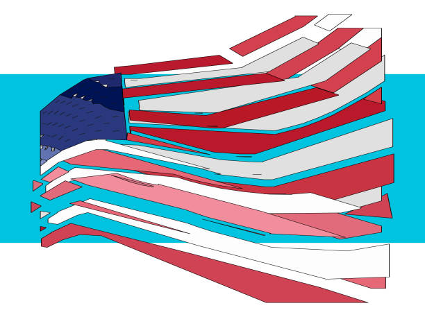 ilustrações, clipart, desenhos animados e ícones de o efeito da pintura do projeto da bandeira de estados unidos da américa - us constitution patriotism fourth of july american revolution