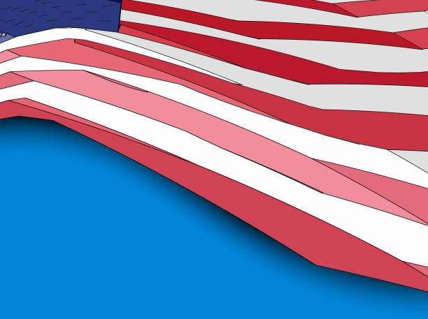 istock The United States of America flag design paint effect 1180782620