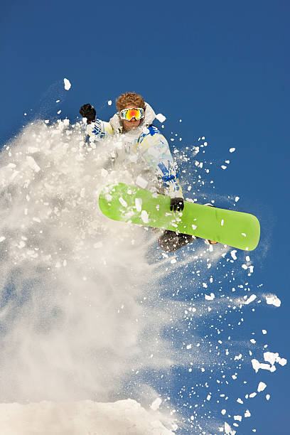 istock Snowboarder Suspended In Mid-Air 118078604