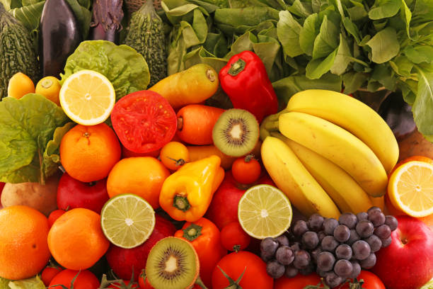 istock Fresh fruits and vegetables 1180786957