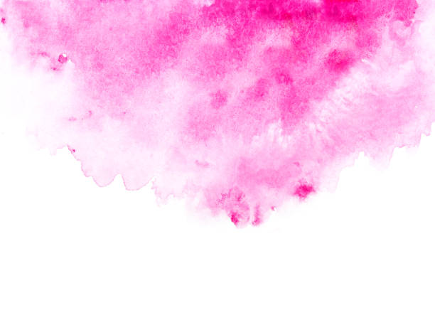 istock pink watercolor splash stroke background 1180786968