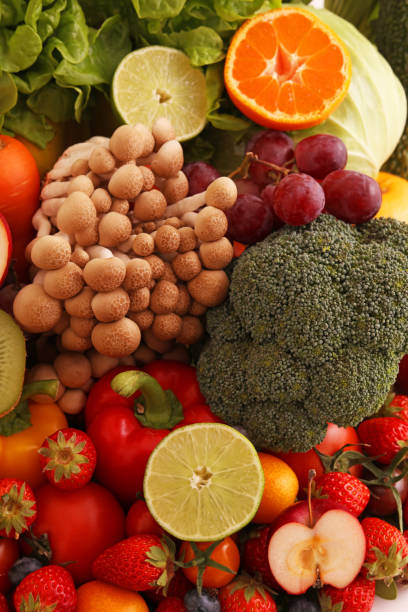 istock Fresh fruits and vegetables 1180787853