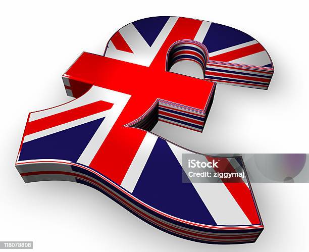 3 D Funt Brytyjski Symbol Waluty - zdjęcia stockowe i więcej obrazów Anglia - Anglia, Bez ludzi, Białe tło