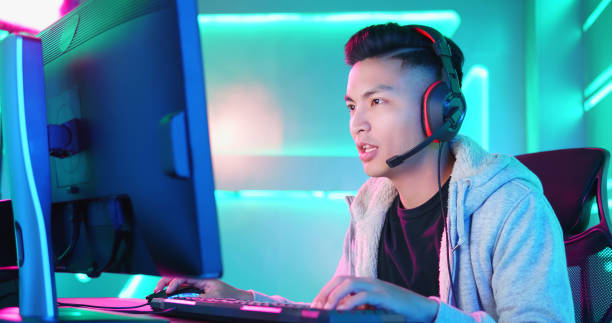 istock cyber sport gamer playing game 1180788421