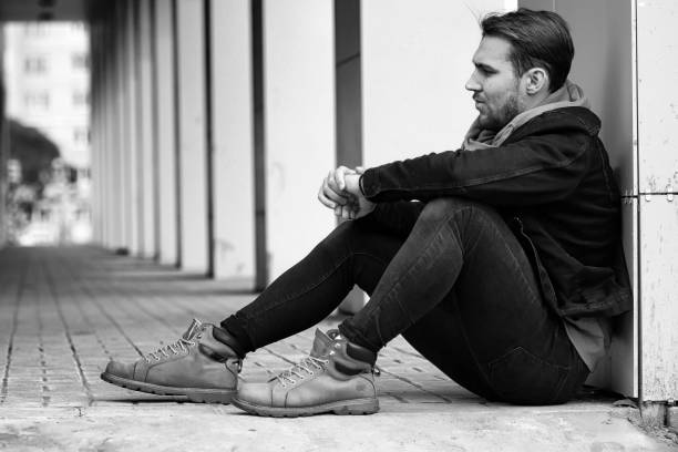 istock Young beard man outdoor 1180788427