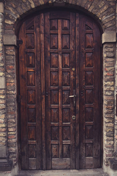 istock wooden vintage door 1180795314