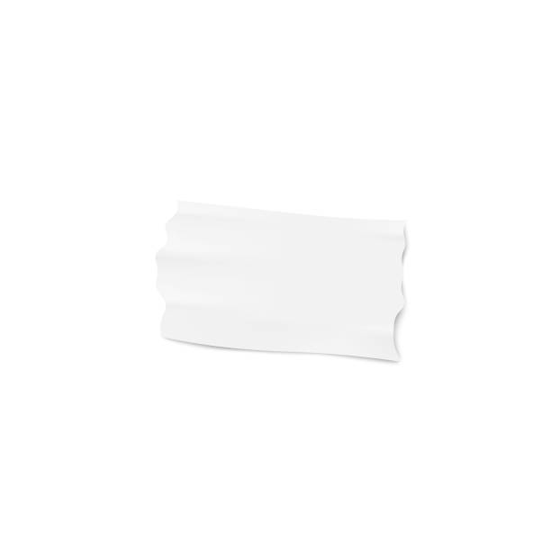 istock One piece of white adhesive or masking tape with torn edges realistic style 1180797052