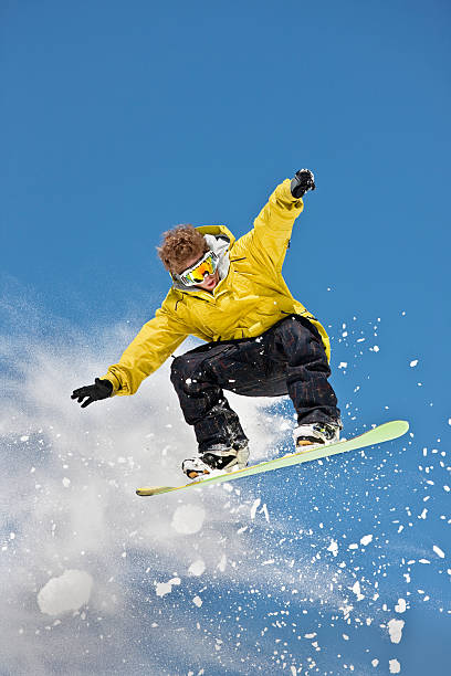 istock Expert Snowboarder In Mid-Air 118080029