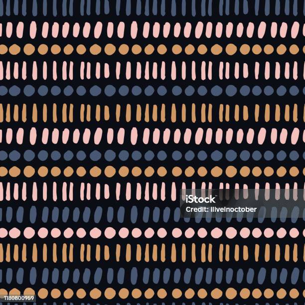 Abstract Seamless Texture With Small Elements Stock Illustration ...