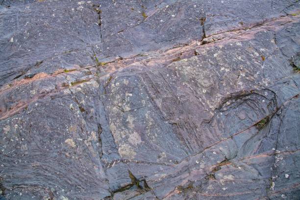 istock Glacial rock scars at Mendenhall Glacier in Alaska 1180802442