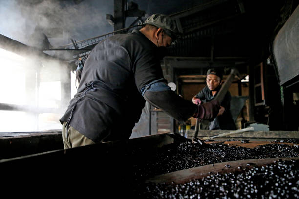 istock Traditional Coffee Mill Factory 1180806429