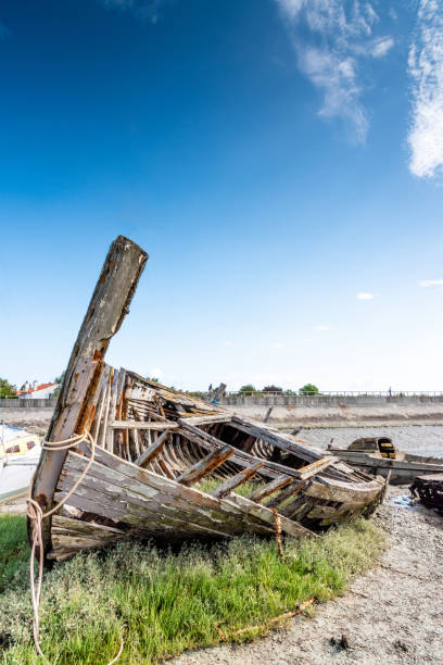 istock The Noirmoutier boats cemetery. 1180806482