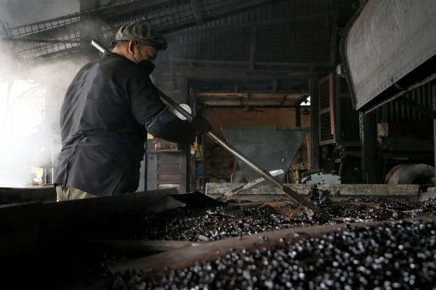 istock Traditional Coffee Mill Factory 1180806493