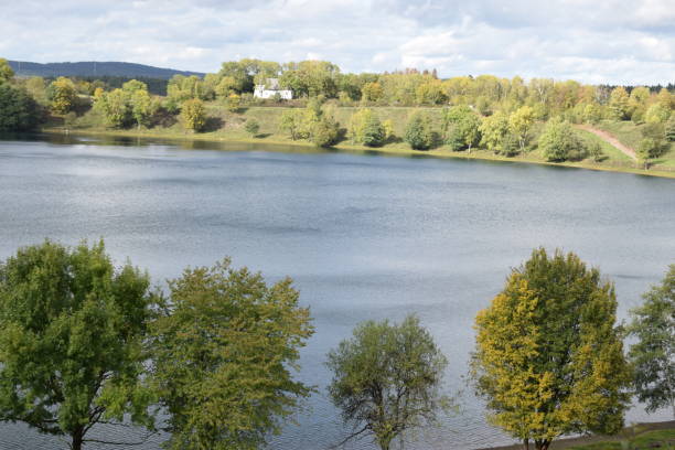 istock autumn at Weinfelder Maar 1180806934