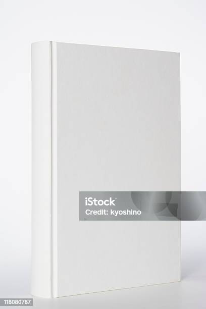 Isolated Shot Of Белая Пустая Книга На Белом Фоне — стоковые фотографии и другие картинки Книга - Книга, Обложка, Свободное место