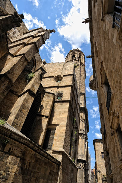 istock The gothic quarter of Barcelona 1180808972