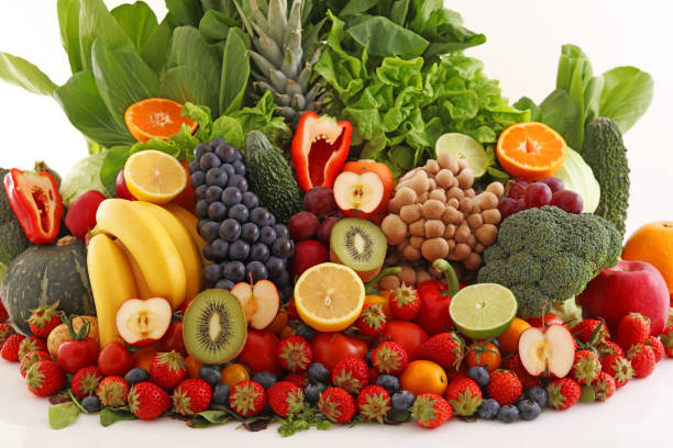 istock Fresh fruits and vegetables 1180809212
