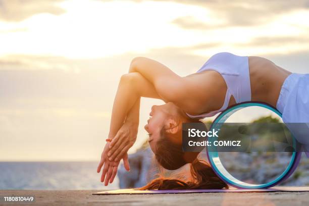 Relax In Nature Stock Photo - Download Image Now - Yoga, Adult, Adults Only
