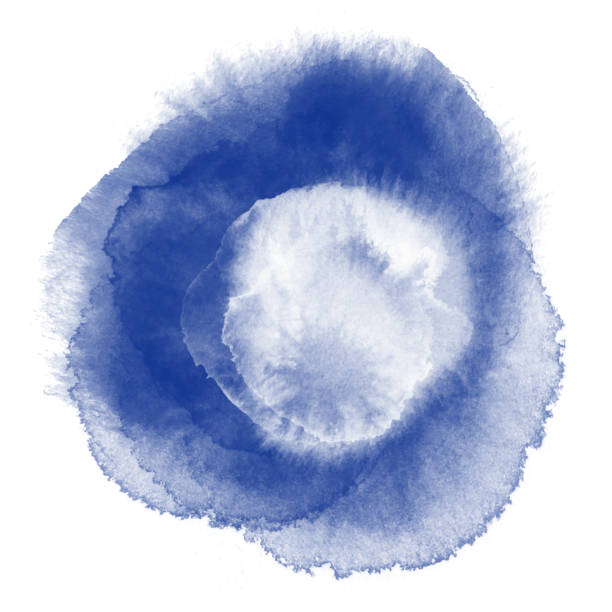 Navy Blue and White Watercolor Circle Splashes Set Isolated on White Background. Border of hues of navy blue paint splashing droplets. Watercolor strokes design element. Navy blue colored hand painted abstract texture.Design Element for Greeting Cards Navy Blue and White Watercolor Circle Splashes Set Isolated on White Background. Border of hues of navy blue paint splashing droplets. Watercolor strokes design element. Navy blue colored hand painted abstract texture.Design Element for Greeting Cards and Labels, Abstract Background. indigo dye stock illustrations