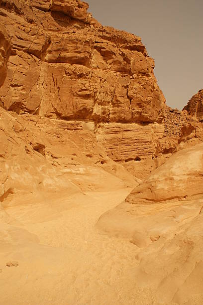 istock Path through Coloured Canyons, Egypt, Sinai 118081730