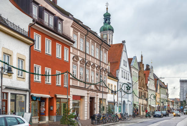 istock Street in Freising, Germany 1180817599