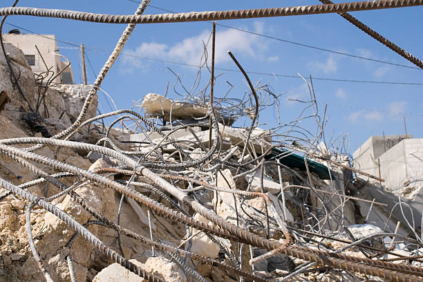 A demolished Palestinian home in Anata, on the outskirts of Jerusalem