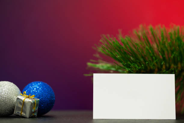 istock Christmas decorations and blank with place for text 1180822481
