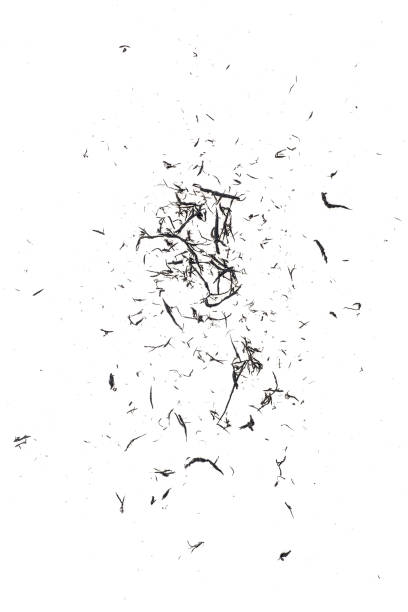 istock Eraser scrap on white background, black color. Top view. 1180825333