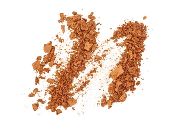 istock Brown color eye shadow on a white background 1180825368