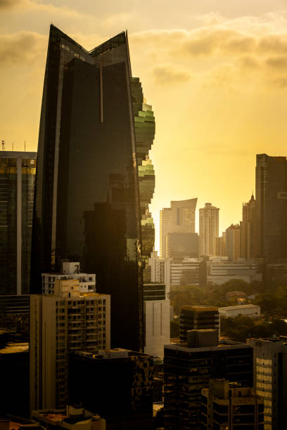 istock panama city skyline at sunset, panama 1180826905