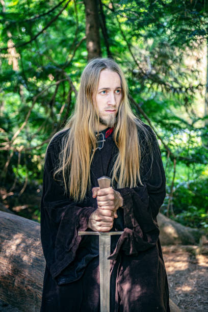 istock Young man Larping as a Knight 1180827390