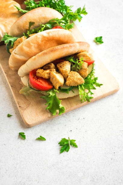 istock Chicken Tikka Naan Sandwich 1180827488