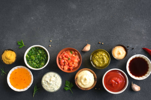 istock Set of various sauces 1180827526