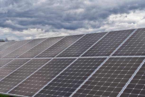 istock Solar Panels on a Solar Farm 1180827577