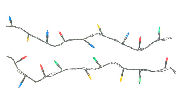 istock String of Christmas lights isolated on white background With clipping path 1180832534