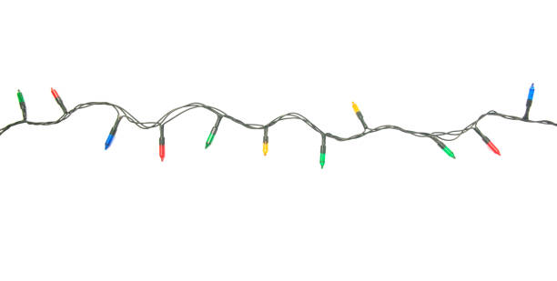 istock String of Christmas lights isolated on white background With clipping path 1180832544