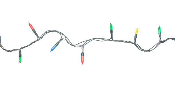 istock String of Christmas lights isolated on white background With clipping path 1180833188
