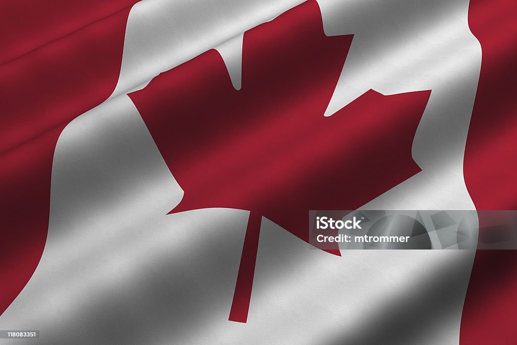 Drapeau canadien - Photo de Amérique du Nord libre de droits
