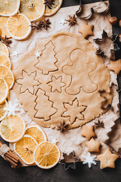 istock Gingerbread dough for Christmas cookies 1180834905