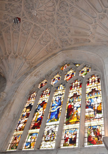 istock Interior of Bath Abbey in Bath 1180835155