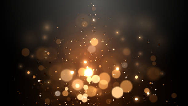 golden bokeh dust - 2277 stock-grafiken, -clipart, -cartoons und -symbole