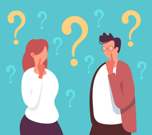 istock People man woman characters thinking together. Vector flat cartoon graphic design illustration 1180836488