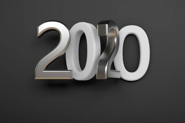 istock 3D Rendering of 2020 Text for the new year start 1180837985