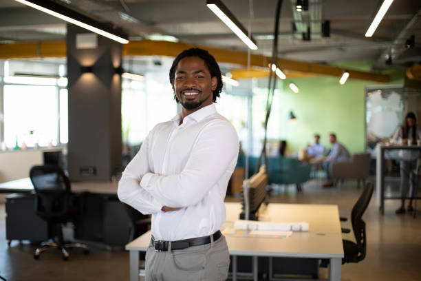 istock Portrait of young businessman 1180847588