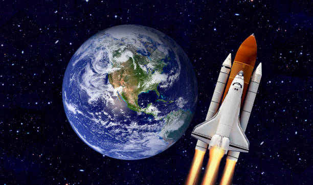 istock Space shuttle. Elements of this image furnished by NASA 1180850266
